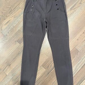 LOFT Dark Grey Ankle Pants